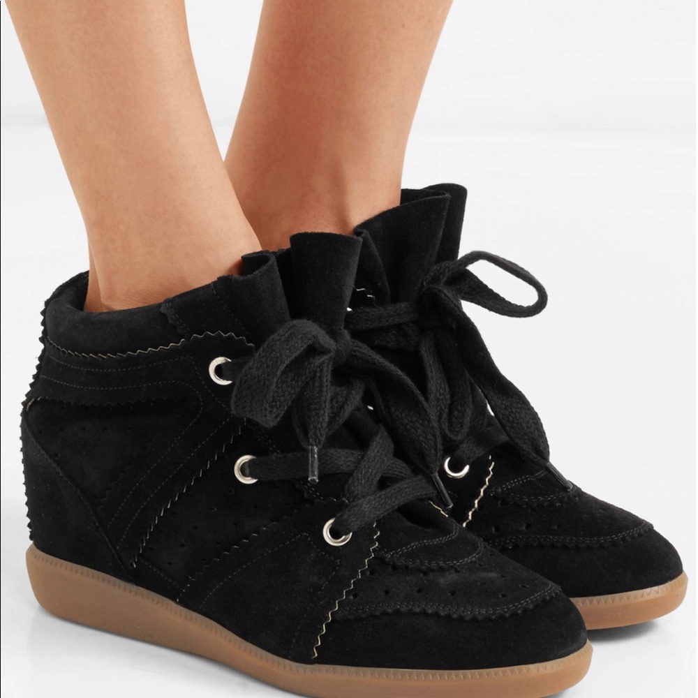 Isabel Marant Bobby Wedge Sneakers size 37